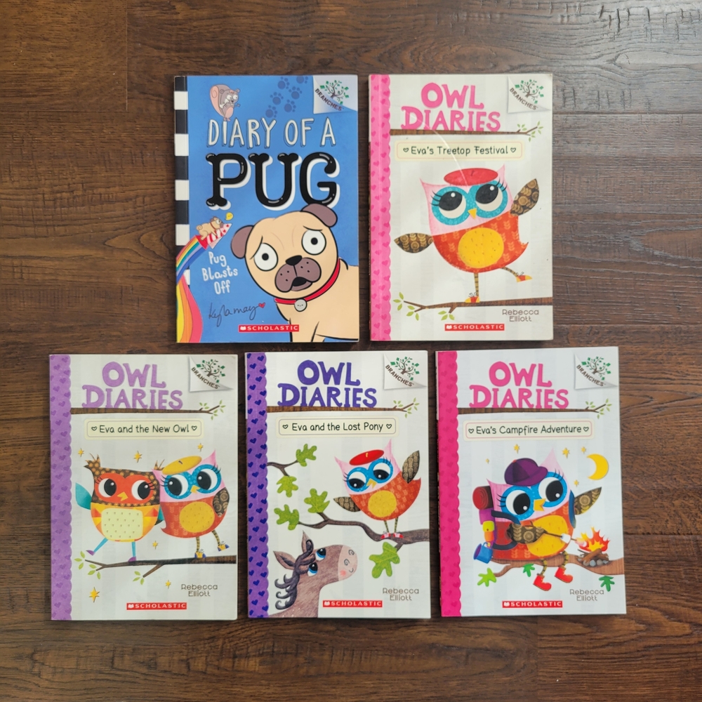 Diary of a Pug and Owl Diaries Books Bundle